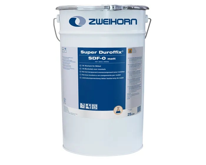 Zweihorn Klarlack Super Duroffix SDF-0, Matt, 25 l