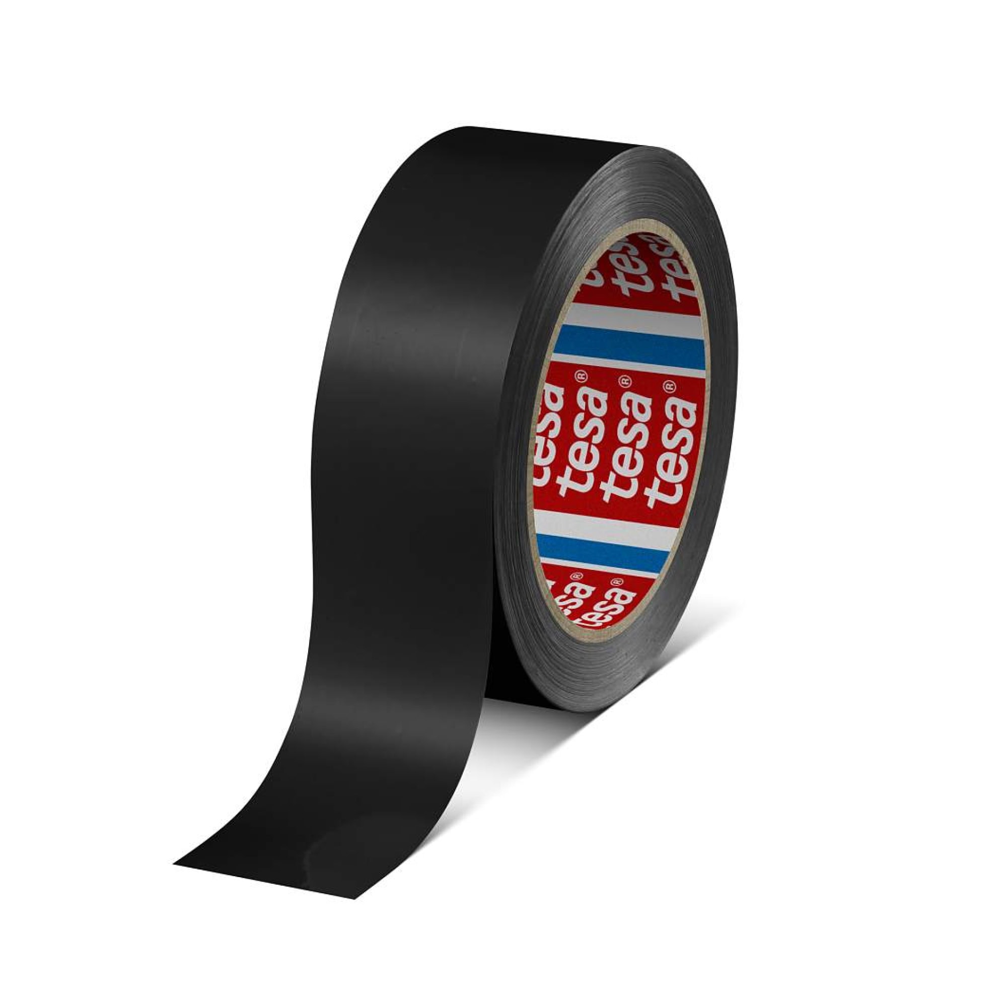 tesa Verpackungsklebefilm 60404 Farbig, Schwarz, 9 mm x 66 m