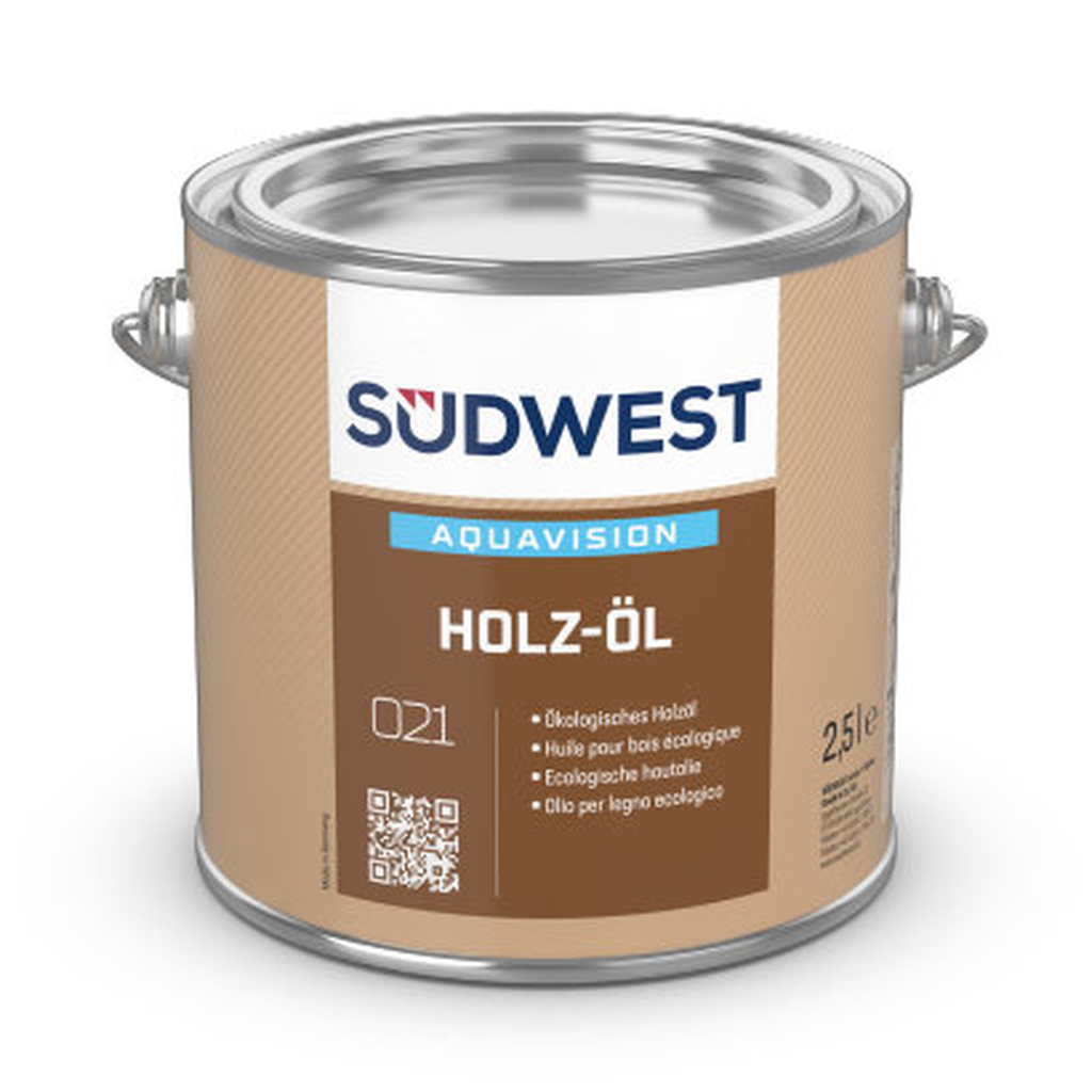 Südwest Holz-Öl AquaVision, Farblos, 2,5 l