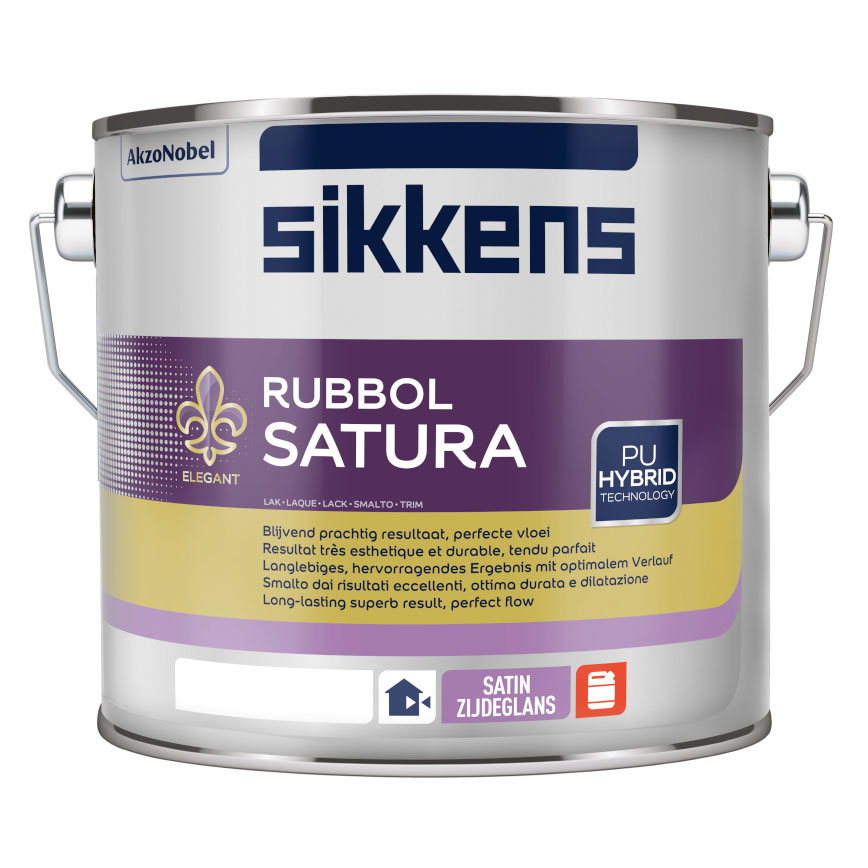 Sikkens Seidenglanzlack Rubbol Satura, Weiss, 500 ml