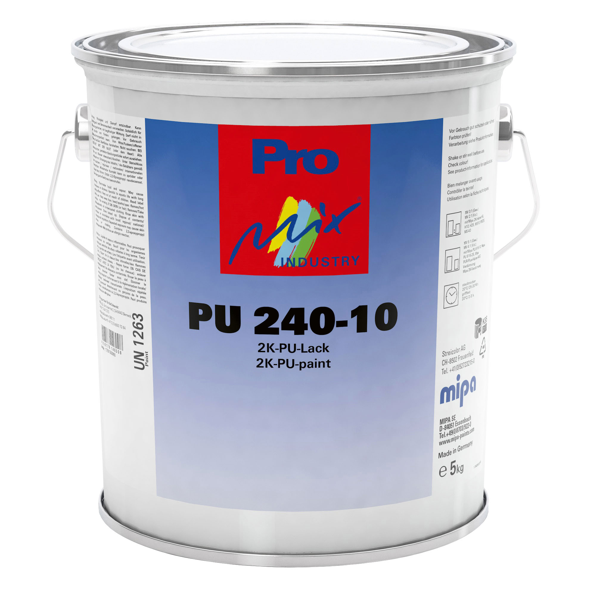 Mipa Decklack PU 240-10 - 2K-PU-Lack Matt, 20 kg